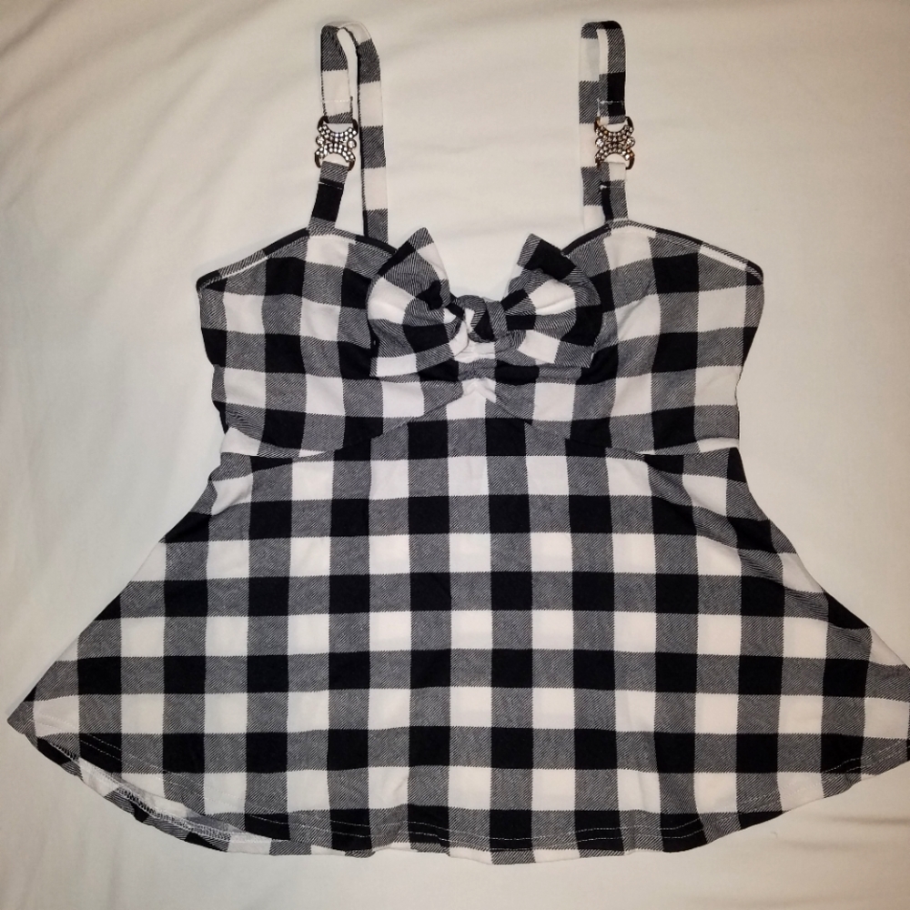 New plaid babydoll